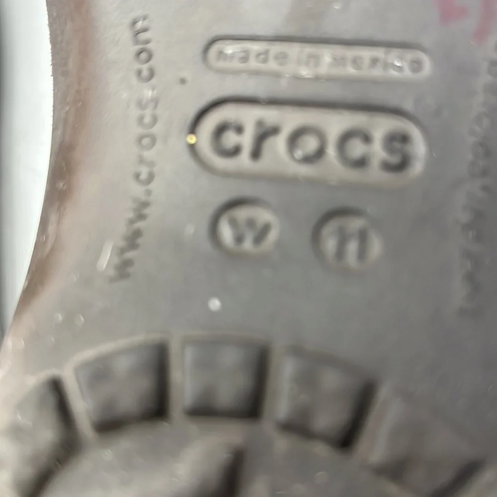 Crocs brown ballet flats Sz 11. CR0175A